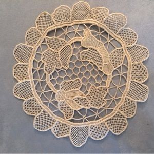 New vintage lace doily